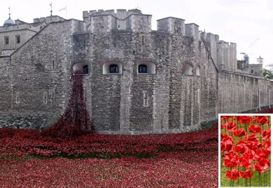 The ceramic poppies 