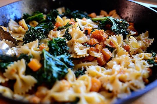 Butternut Squash and Kale Pasta