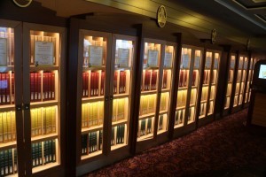 Folders holding photo prints. 