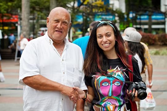 Serving as an evangelist-photographer in Colombia this past July. I made a new friend, who was drawn to the area where we were preparing for Festival Vida.Photo credit: Michael Harrison.