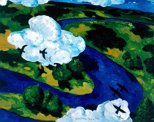 Jonathan Green, Snake River, 1993, acrylic on canvas. © Jonathan Green