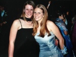 Senior prom. I now wish I'd learned that volume is your hair's best friend.