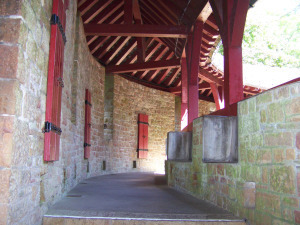 How's this for a long verandah! (Castell Coch)