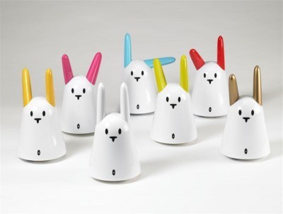 A glorp of Nabaztags (that's the correct term because I just made it up)