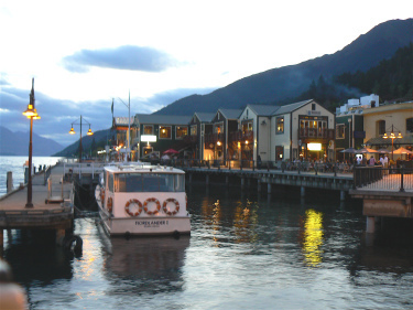 This image of Queenstown, NZ, captures the feeling of my characters' magical world in 