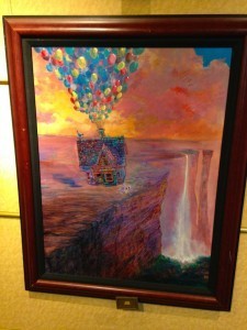 Pixar's Up inspired artwork.