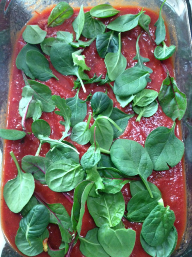 Layer in your spinach