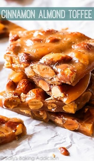 Cinnamon Almond Toffee Recipe - a step-by-step visual guide to making toffee on sallysbakingaddiction.com