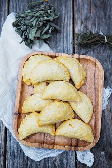 Squash Empanadas with Caramelized Shallots and Goat Cheese recipe | FoodforMyFamily.com