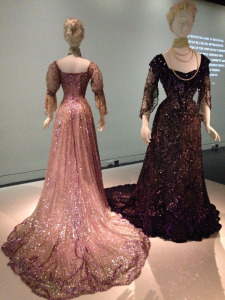 Evening Dress, Henriette Favre, French, 1902 & Evening Dress, Probably French, 1902