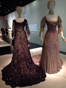 Evening Dress, Henriette Favre, French, 1902 & Evening Dress, Probably French, 1902
