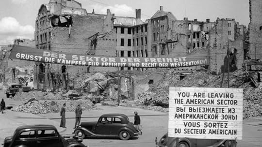 Berlin, straight after the partition in 1945 (image from www.history.co.uk)