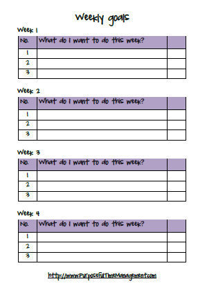 weekly planner 31 days of enough time | www.OrganisingQueen.com