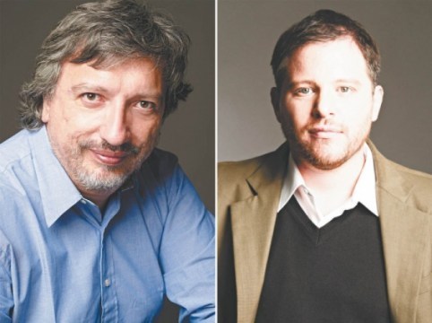 Sergio Olguín y yo.