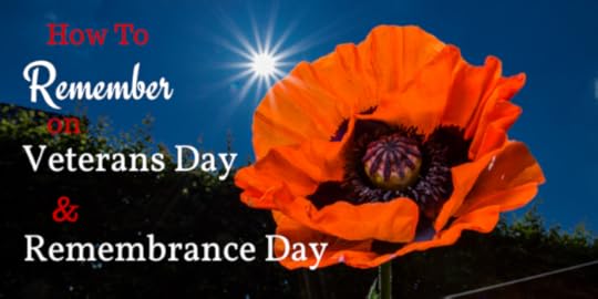 How to Remember on Veterans Day and Remembrance Day. This photo of a Poppy symbolises remembrance and is taken by John Bishop.