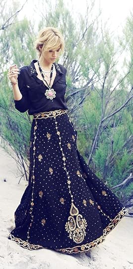 Rapsodia embellished skirt and top - Turkey and India-inspired embroidery