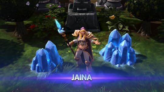 A screenshot of Jaina Proudmoore in Heroes of the Storm