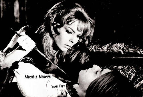 Michèle Mercier and Sami Frey in Angelique et le roy, 1966