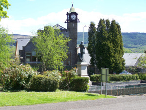 Only the clock tower of my old school remains as a memory of my early teens.
