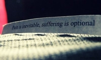 suffering is optional
