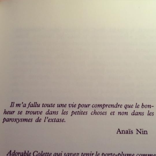 Le bonheur #anaisnin