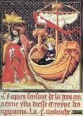 A French manuscript of the 1400s showing Isis arriving in Paris