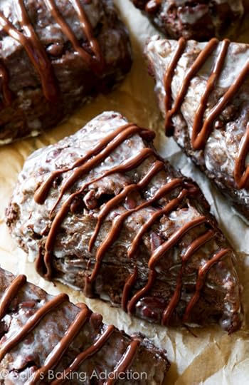 Triple Chocolate Scones Supreme on sallysbakingaddiction.com. I call them Triple Chocolate Scones Supreme because there is nothing NOT supreme about them!