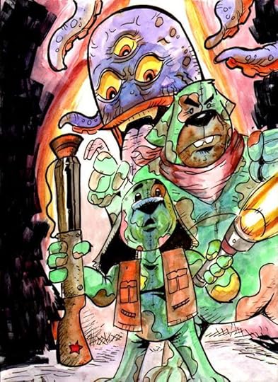 Forrest & Scout - Cuddly Defenders Huntin' Monsters under the Bed by Dan Nokes