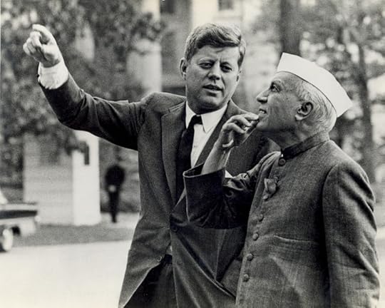 US President John F. Kennedy speaks with Prime Minister Jawarharlal Nehru at the White House, 1961, from the US Embassy new Delhi. CC-BY-ND-2.0 via Flickr.