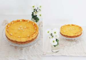 Cheesecake mandorla zucca cannella http://gikitchen.wordpress.com/2014/10/06/cheesecake-alla-zucca-con-mandorle-e-cannella/