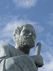 Aristotle's statue