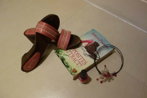 Shoes and book