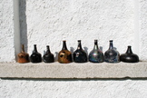 Wine and spirit bottles