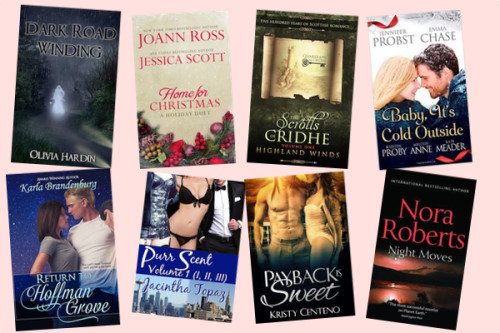 Hump Day books from Olivia Hardin, Jessica Scott, Suzan Tisdale, Jennifer Probst, Karla Brandenburg, Jacintha Topaz , Kristy, Centeno, and Nora Roberts!