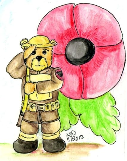 Click to bid on the Teddy Bear Soldier on Ebay