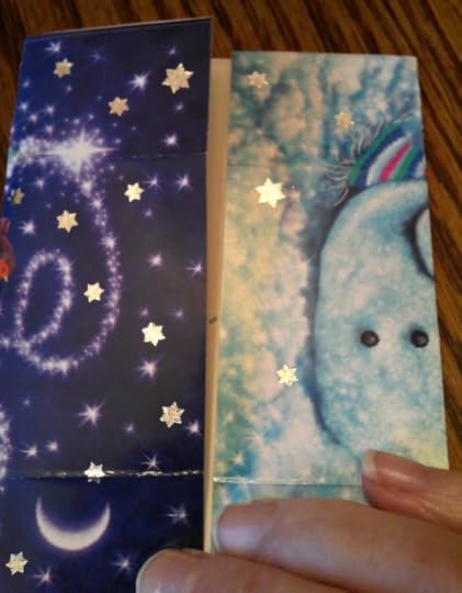 Fold sides of Christmas card inward