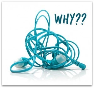 Why do cords tangle?