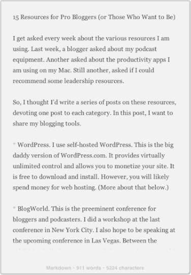 Screenshot of Byword