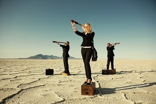 Three Business People Looking Through Telescopes - Photo courtesy of ©iStockphoto.com/RichVintage, Image #20339716