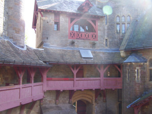 Another view from the courtyard of Castle Mantovar (Castell Coch)