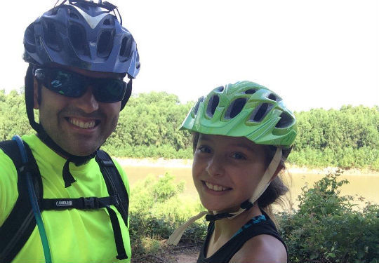 biking