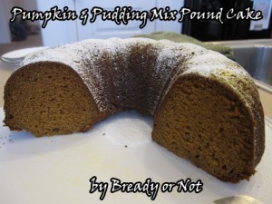 Pumpkin and Pudding Mix Bundt Cake
