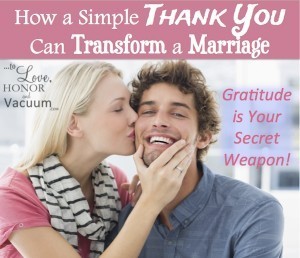 What a Husband Needs: Gratitude