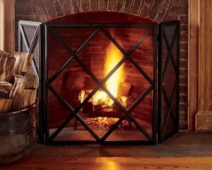 cozy fireplace