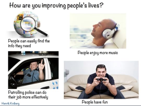 How are you improving people's lives