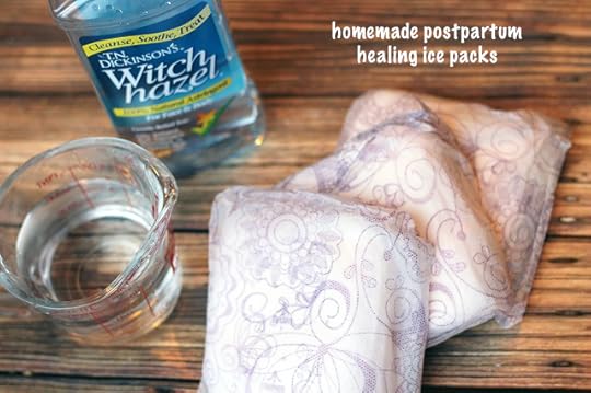 Homemade Postpartum Healing Ice Packs for Mom