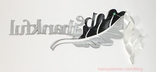 Laser-cut appliqués for Thanksgiving by Nancy Zieman