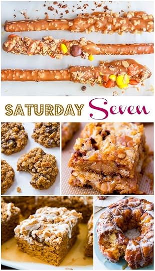 Sally's Baking Addiction 7 Recipes to Try including Pumpkin Coffee Cake, Monkey Bread, Snickers Caramel Bars, and Oatmeal Raisin Cookies