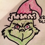 My freehand attempt at The Grinch