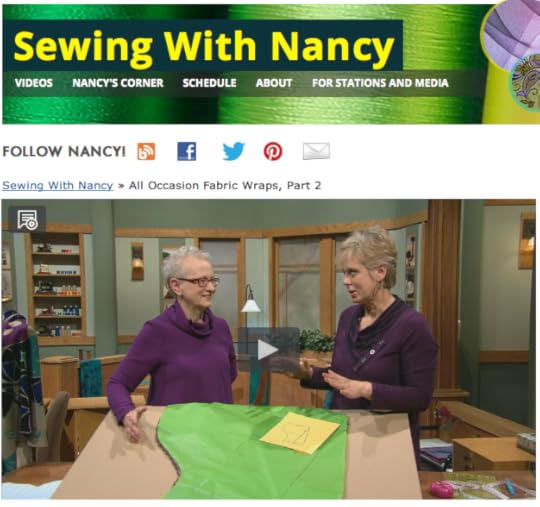 All Occasion Fabric Wraps by Mary Mulari as seen on Sewing With Nancy Zieman